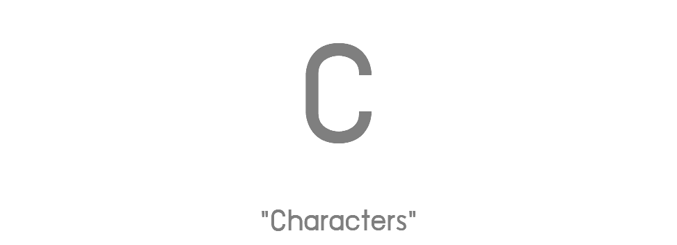 C "Characters"
